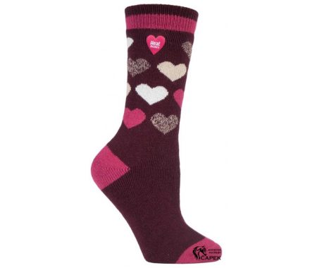 Zimní ponožky HeatHolders -LITE: HEART-