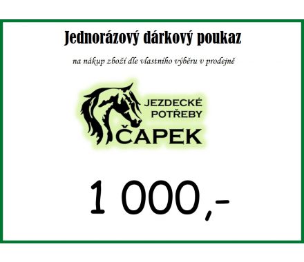 Foto - Dárkový poukaz -1000Kč-