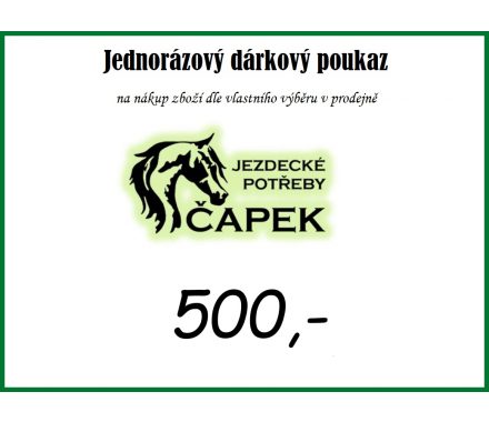 Dárkový poukaz -500Kč-