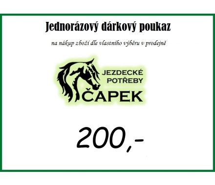 Dárkový poukaz -200Kč-