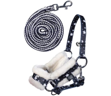 Foto - Ohlávka+vodítko HKM -HOBBY HORSING: TEDDY- (HRAČKA)