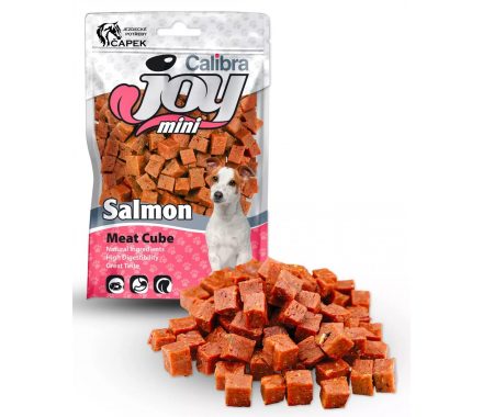 Pamlsky Calibra -JOY MINI: SALMON CUBE-