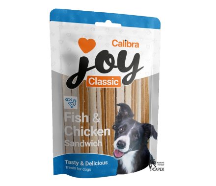 Pamlsky Calibra -JOY CLASSIC: FISH&CHICKEN SANDWICH-