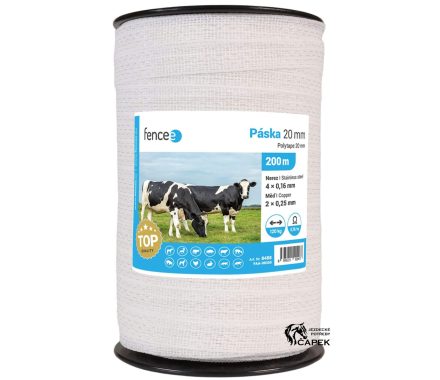 Páska pro elektrický ohradník -FENCEE 20MM-