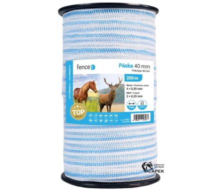 Páska pro elektrický ohradník -FENCEE 40MM-