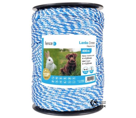 Ohradníkové lanko/provaz -FENCEE 3MM-
