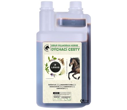 Bylinný sirup Leros -PULMORAN HORSE-