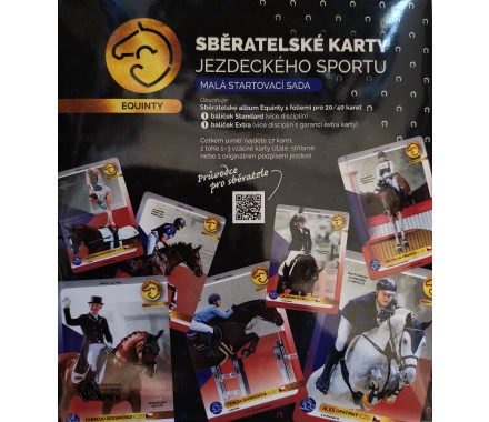 Sběratelské karty EQUINTY -MALÁ STARTOVACÍ SADA: 17 KARET-
