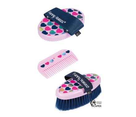 Sada čištění HKM -FUNNY HORSES HEARTS-