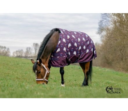 Deka výběhová EquiTheme-TYREX UNICORN PONY 600D/0G-