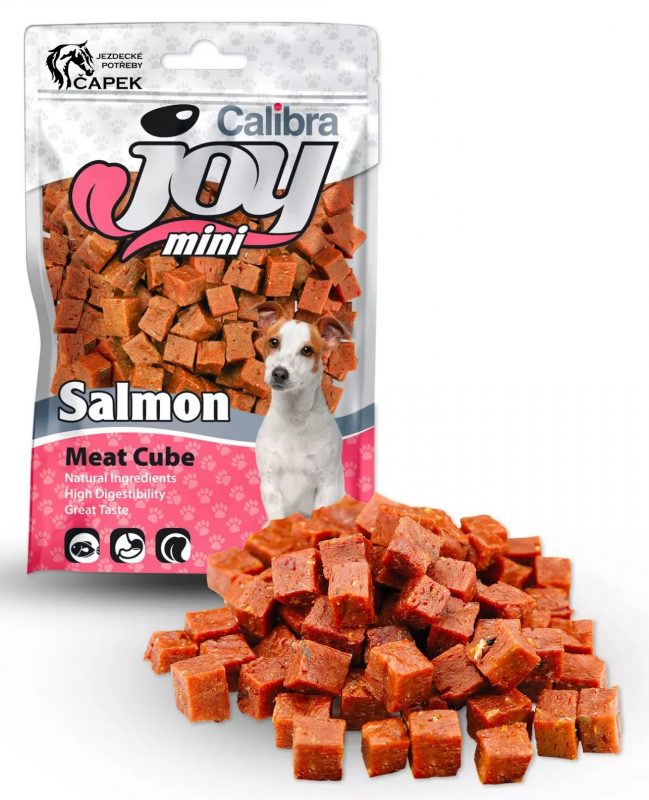 CALIBRA Joy Dog Mini-Würfel Lachs – 70 G Hundeleckerli Als Gesunder Snack Für Hunde
