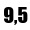 9,5