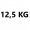 12,5 kg