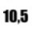 10,5cm